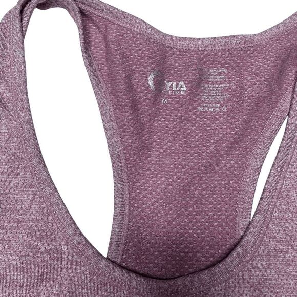 ZYIA copper charged medium dusty pink racerback tank top poppy - Picture 3 of 6